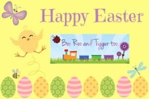 Happy Easter from Boo Roo and Tigger Too