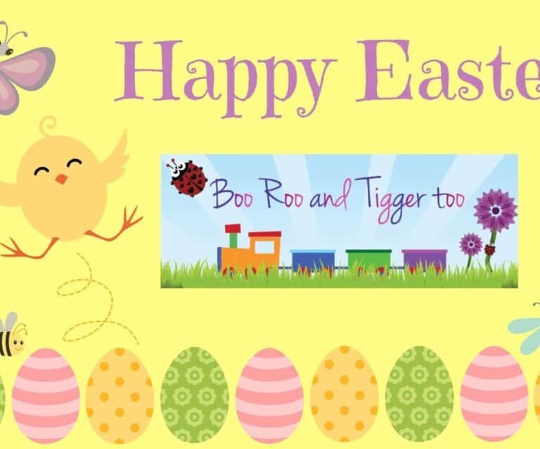 Happy Easter from Boo Roo and Tigger Too