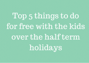 Top five things to do for free to keep the kids entertained over the half term holidays (ID 7183)