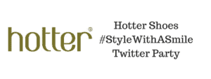 Join me celebrating Hotter Shoes #StyleWithASmile Twitter Party (ID 8583)