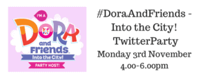 Join me for the #DoraAndFriends - Into the City! Twitter Party