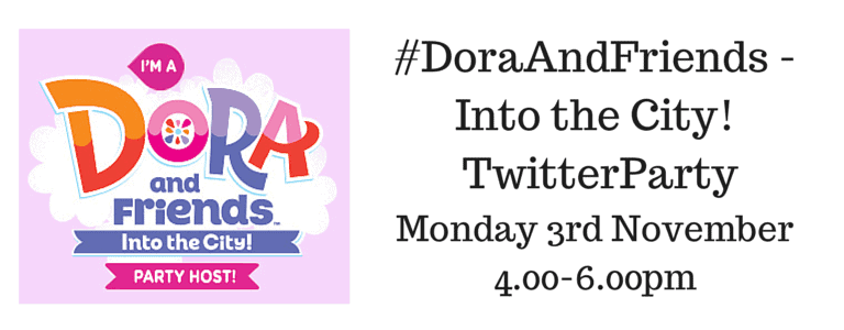 Join me for the #DoraAndFriends - Into the City! Twitter Party