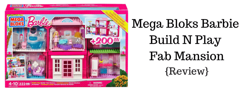 Mega Bloks Barbie Build N Play Fab Mansion {Review} (ID 9057)