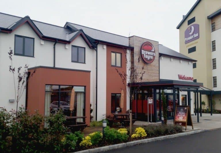 A store front of a house