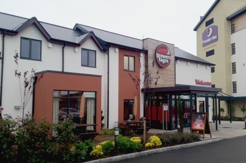 A store front of a house