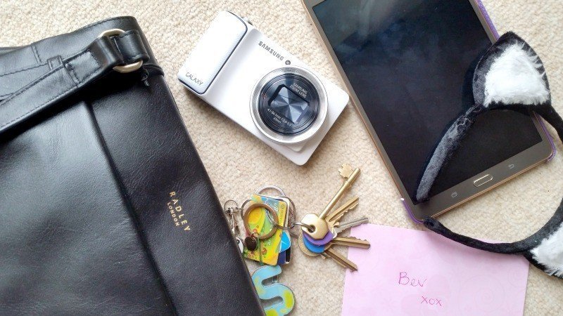 A group of items on a table