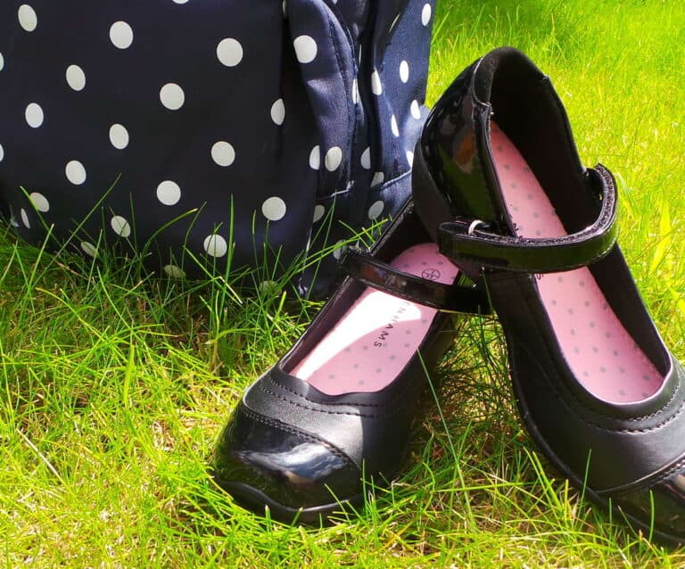 A close up of some shoes