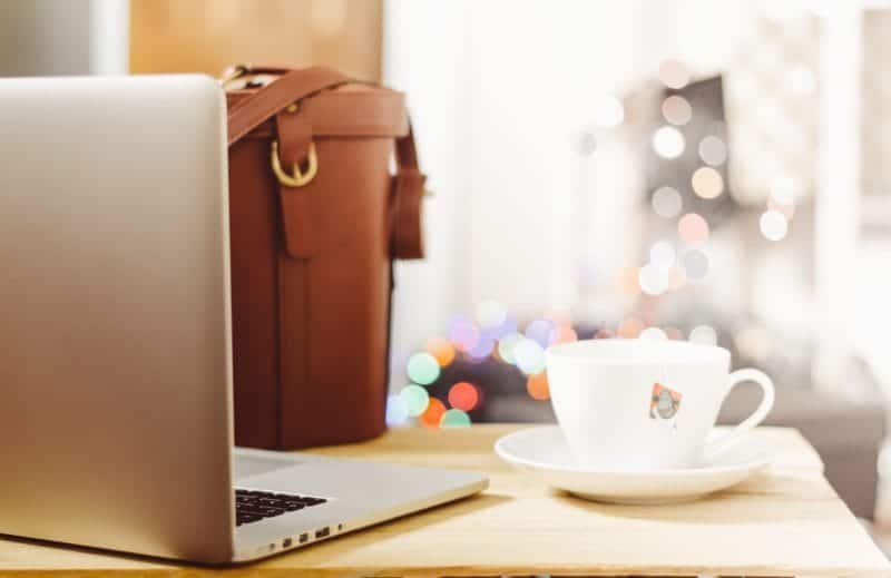 A cup of coffee on a table, with Tea