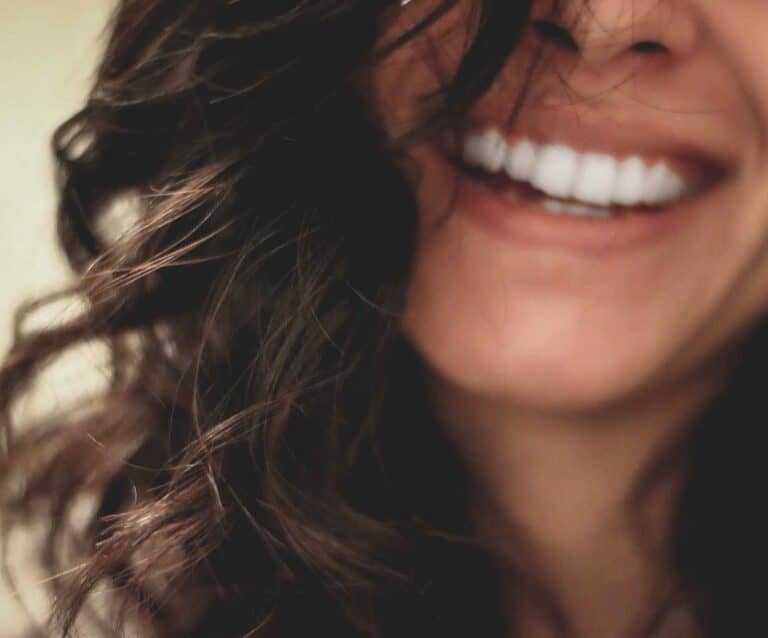 A close up of a woman