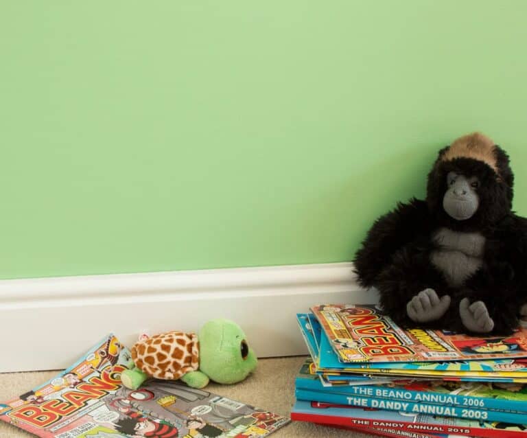 A teddy bear sitting on top of a table