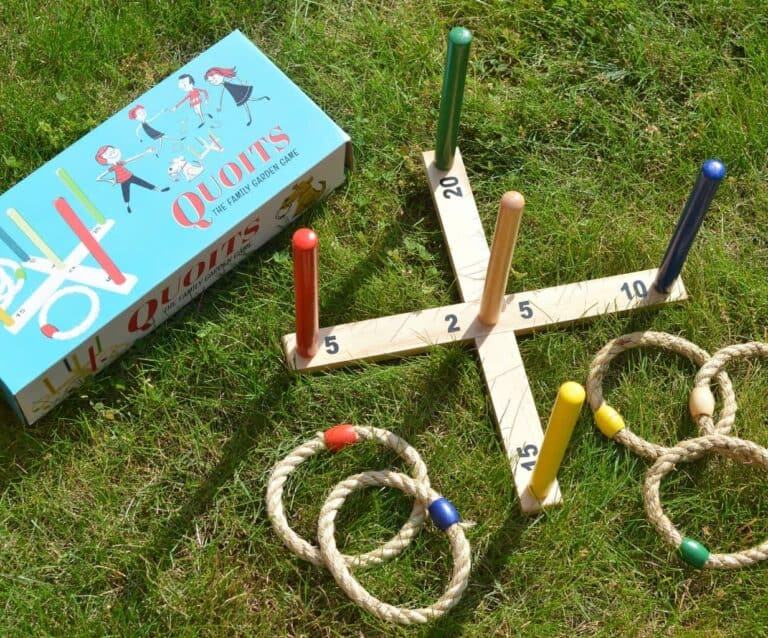 A sign on the grass