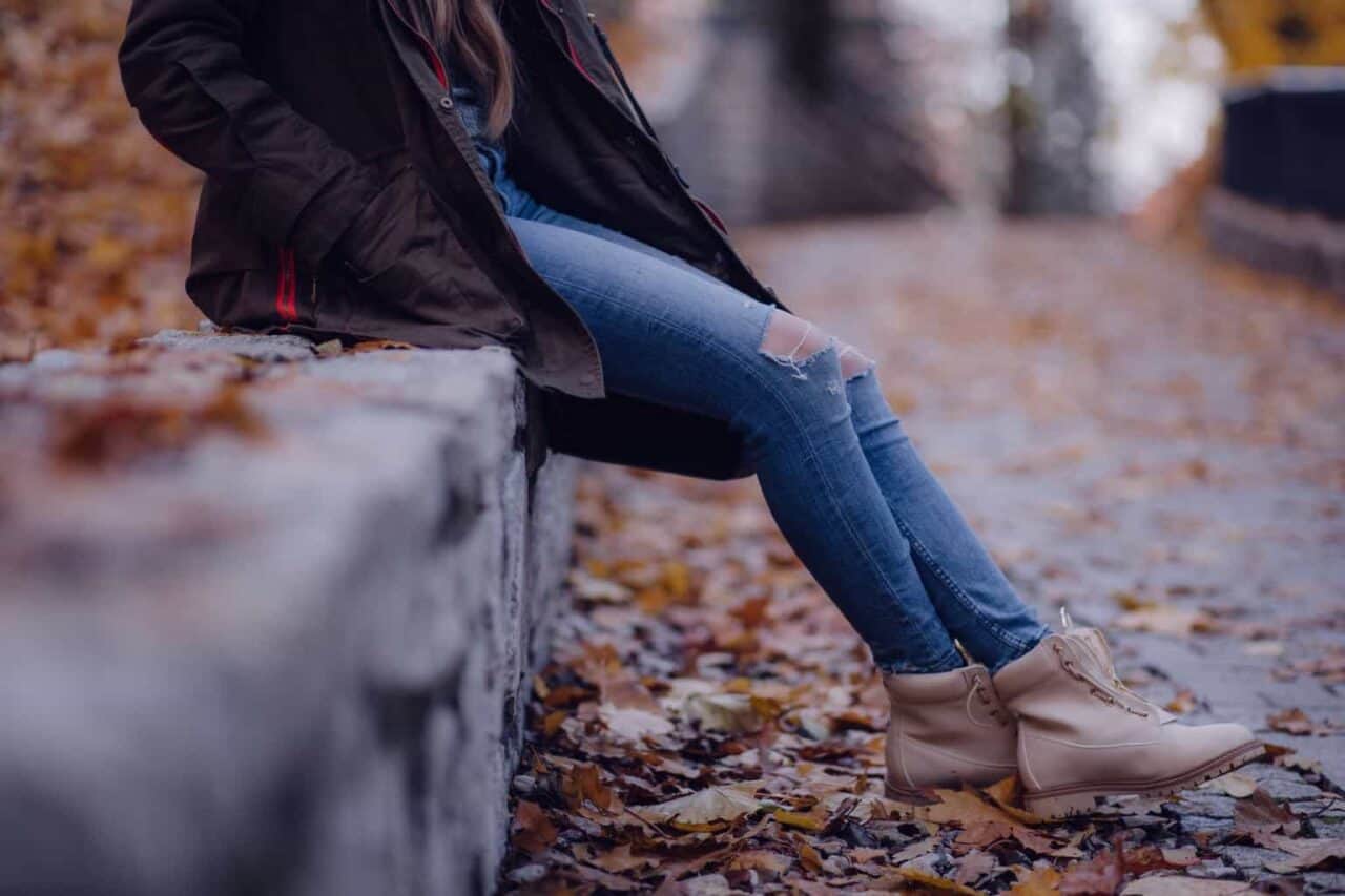 A person sitting on the ground