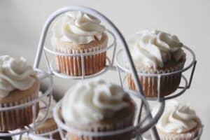 A cake made to look like a cup