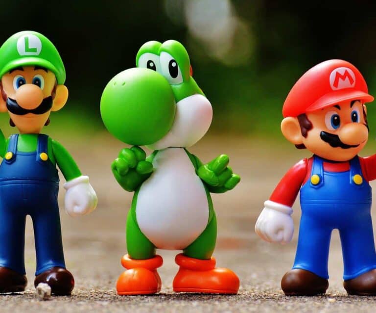 A close up of a toy