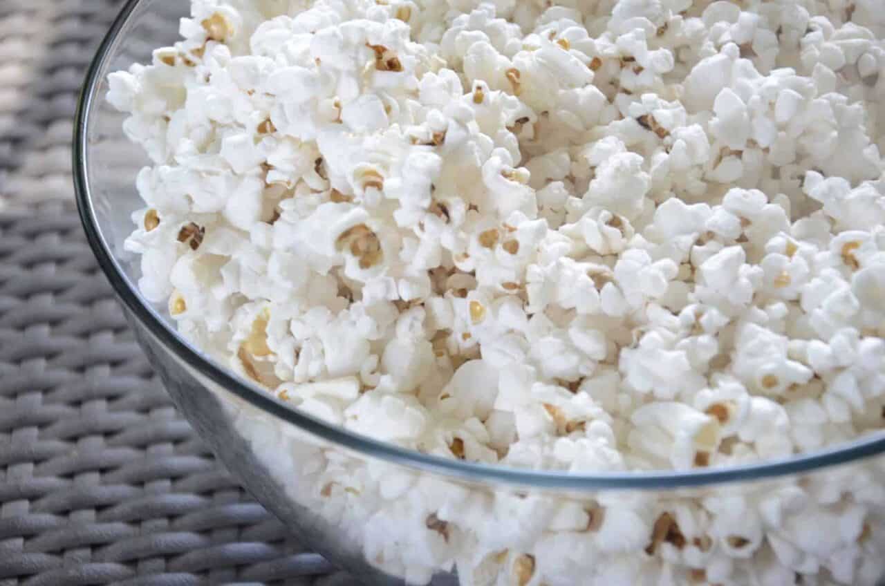 A bowl of rice on a plate