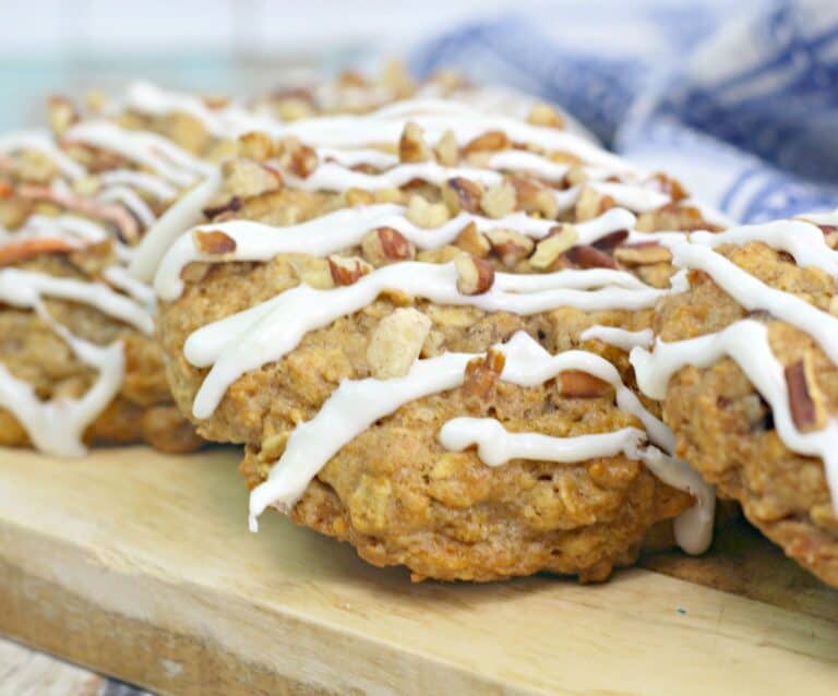 A close up of food, with Cookie and Cake