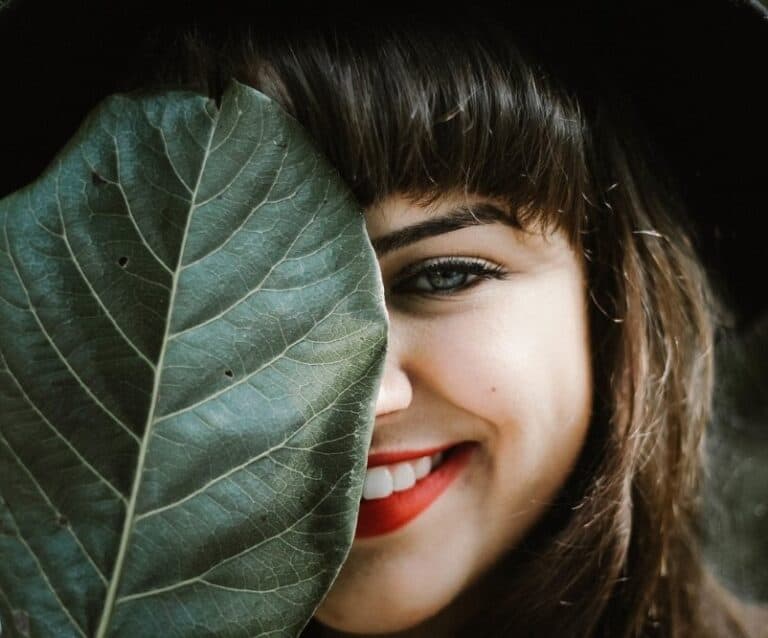 A close up of a girl