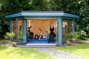 Five reasons for using a garden building as a garden gym