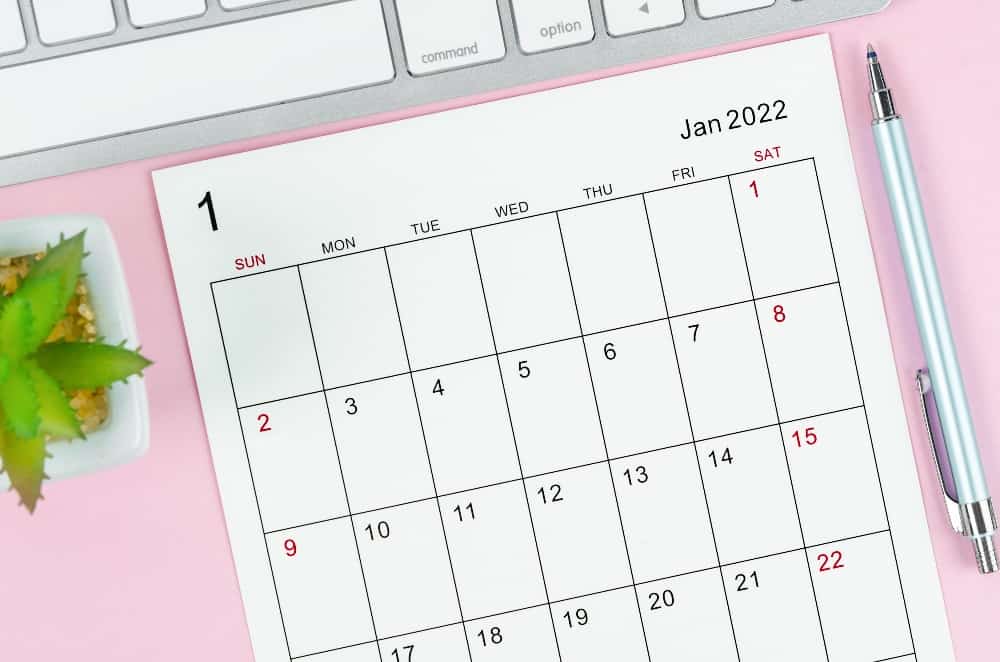 Monthly Goals January 2022