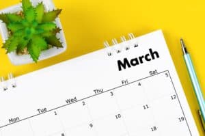 Monthly Goals March 2022