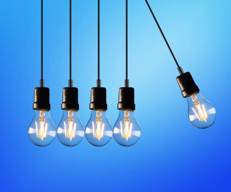 five bulb lights