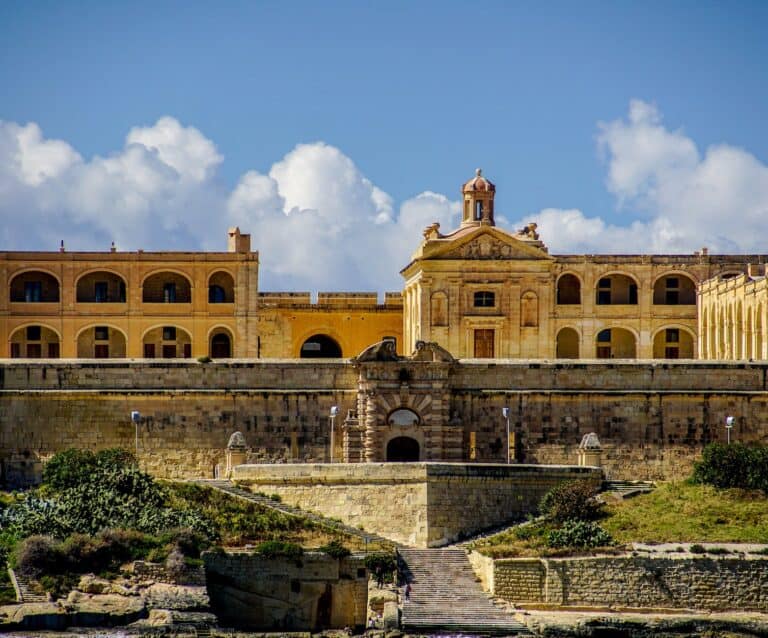 view of fort manoel in malta