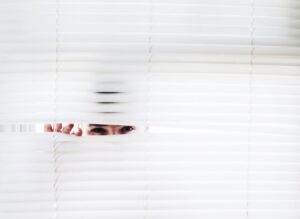 photography of person peeking