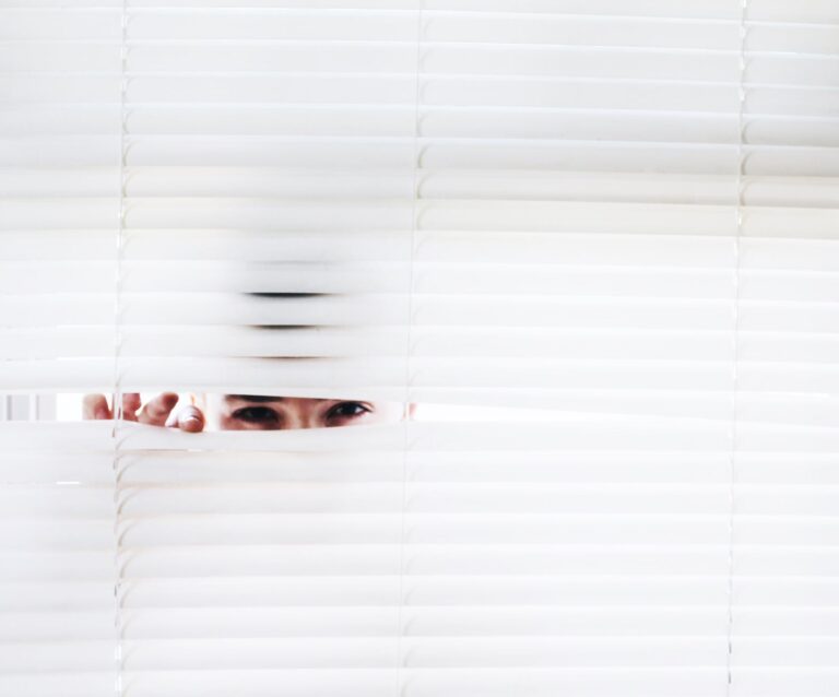 photography of person peeking