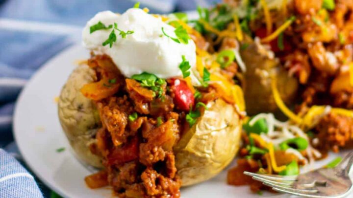 Image for Air Fryer Sloppy Joe Stuffed Potatoes