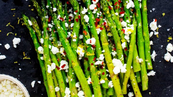 Image for 10-Minute Air Fryer Asparagus - (Gluten Free, Low Carb, Keto)