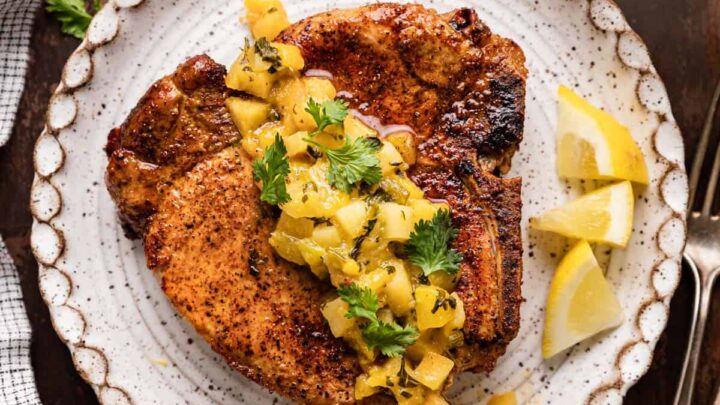 Image for Air Fryer Bone-In Pork Chops (No Breading)