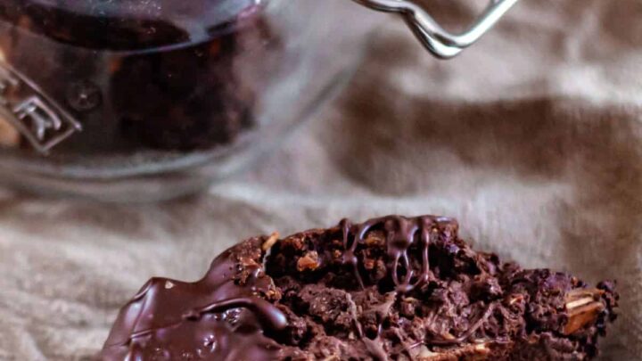 Image for Air Fryer Vegan Chocolate Biscotti (rich, dark and perfect for an edible gift!)