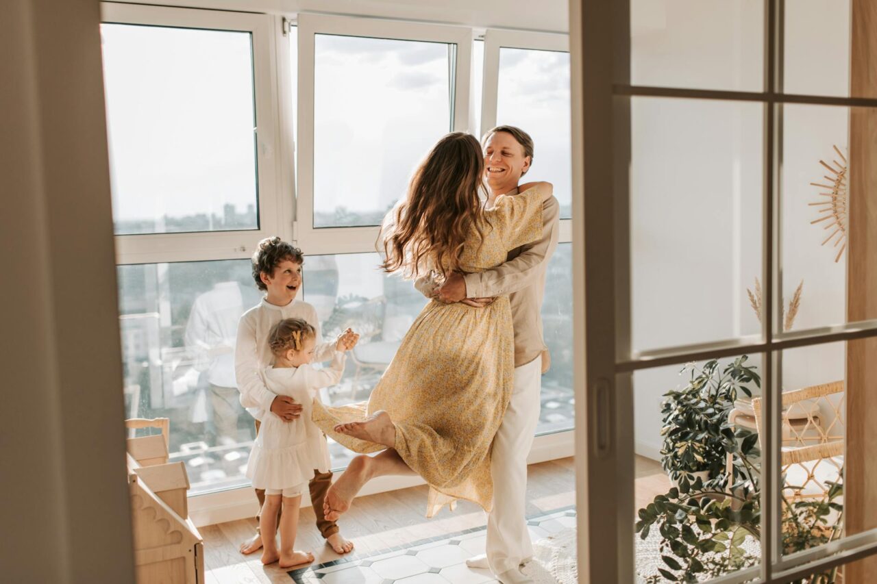 happy affectionate family - Confidence Boosting Tips Every Parent Should Know